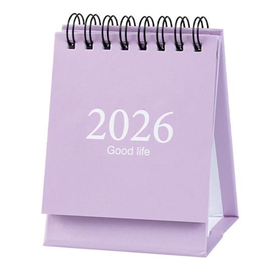 

Мини настольный календарь на 2026 год со стикерами, Планировщик ритуалов, Портативный настольный перекидной календарь для дома, офиса, школы