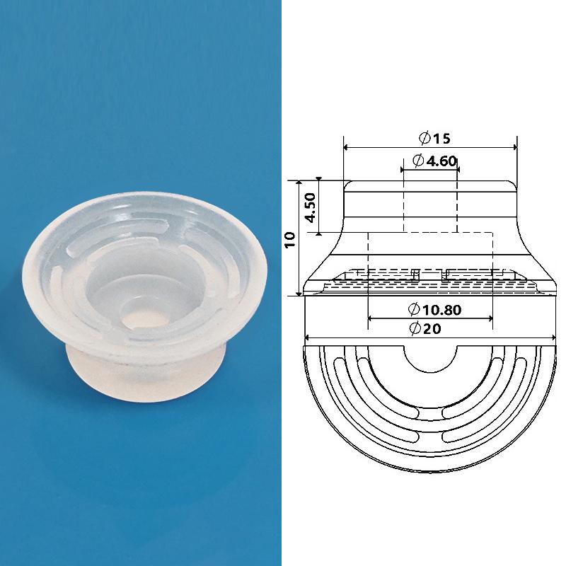 

New Manipulator Vacuum Chuck PFOG-20S/25S/30S/35S/40S Series Suction Cups Anti-slip Nozzle Silicone Antiskid Pneumatic