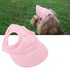Pet Dog Cat Baseball Outdoor   Sunbonnet   Stripe   Travel Sport Hat (Pink S)