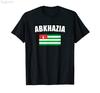 ZX 100 Cotton Circassian Abkhazia Flag of Abkhazia MEN WOMEN Hip Hop T Shirts Size XS5XL