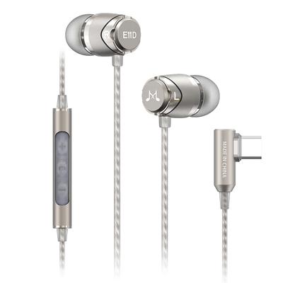 SoundMAGIC E11D Digital USB C Headphones Type C Earphones with Mic HiFi Stereo Earphones Powerful Bass Noise Isolation Compatible with Android Devices