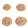 Home Rattan Trivets for Hot Dishes,Kitchen Pads for Coutertops,Pots and Pans,Decorative Woven Wood Place Mats