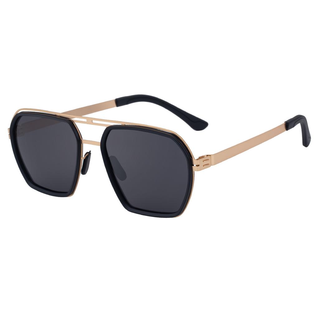 JYL TS Men's Square Polarized - Fishing Double-Bridge Stainless Frames MY-98324