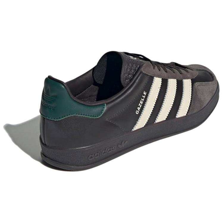 Adidas Originals Gazelle Comfortable Versatile Breathable Low-Top Sneakers Unisex Sneakers Black Brown IH0374