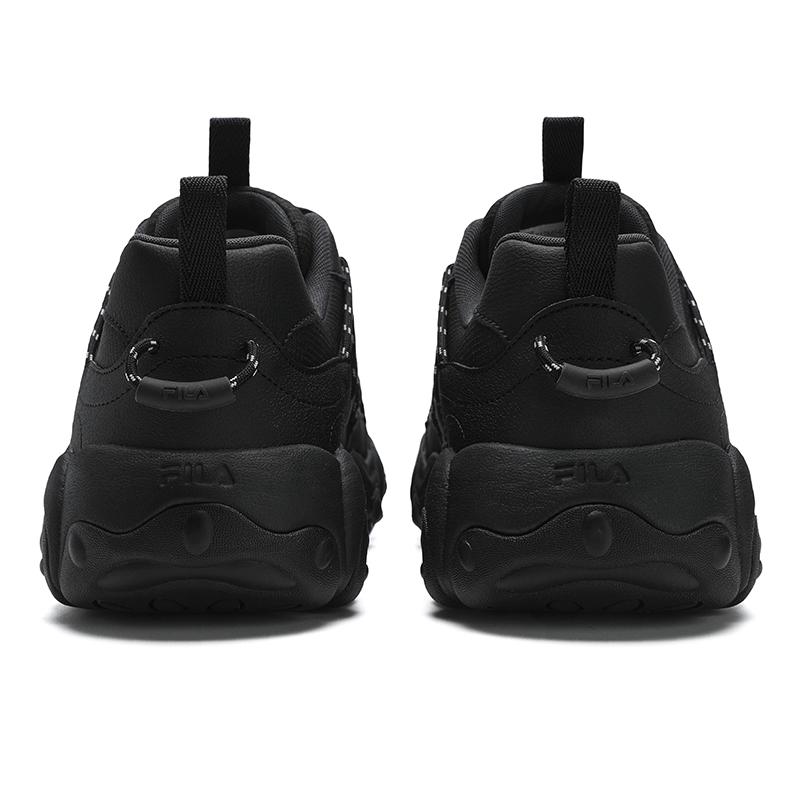 New FILA Abrasion Resistant, Breathable, Lightweight Low Top Casual Shoes Men's Shadow Black Gray F12M542137FBD