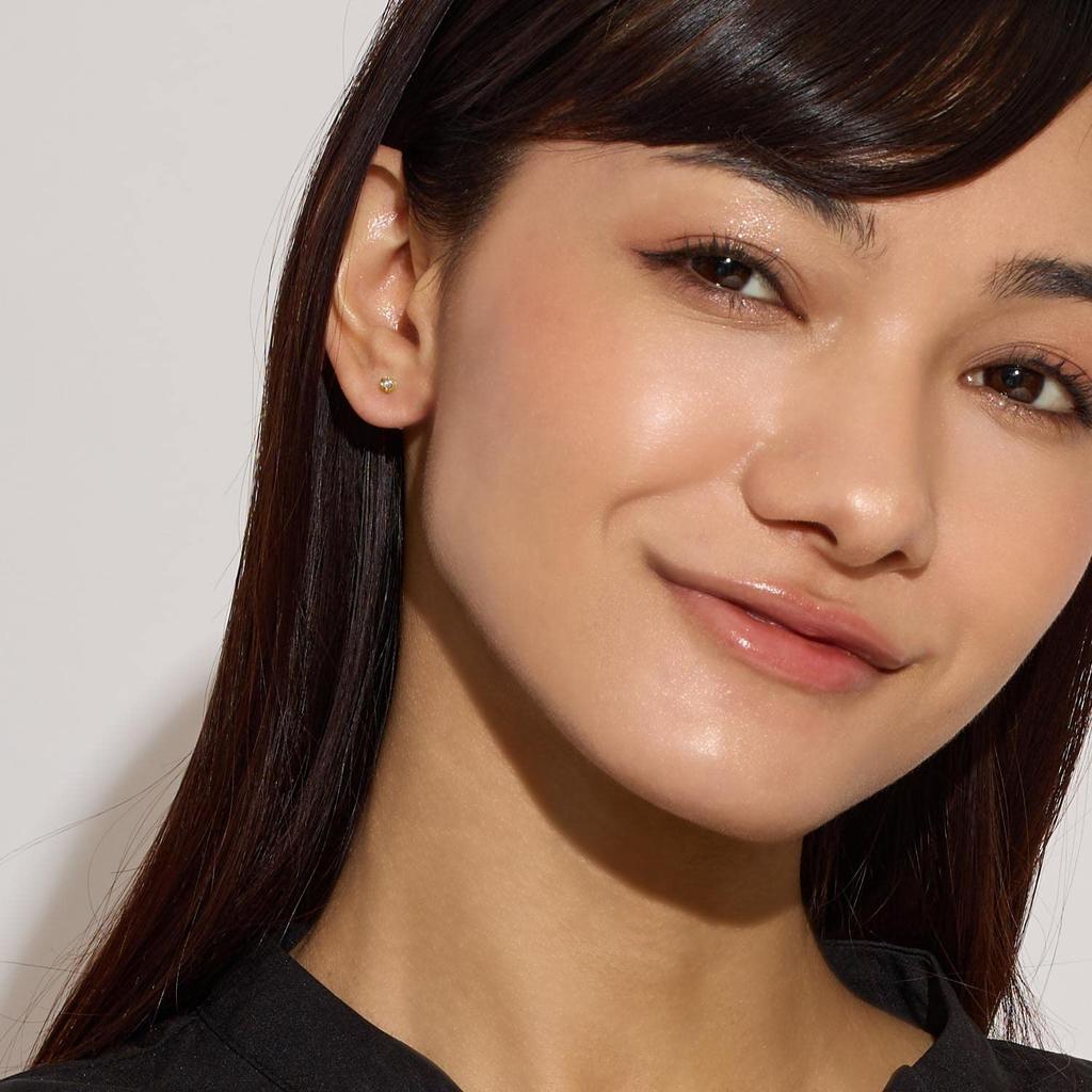 Lala Christie Diamond Earrings with 0.3ct Akoya Pearl Earring Backs, 18K Gold, Women's, le56-0029-yg