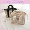 Baby Diaper Bag With Embroidered Bear Canvas For Mom And Baby Outings