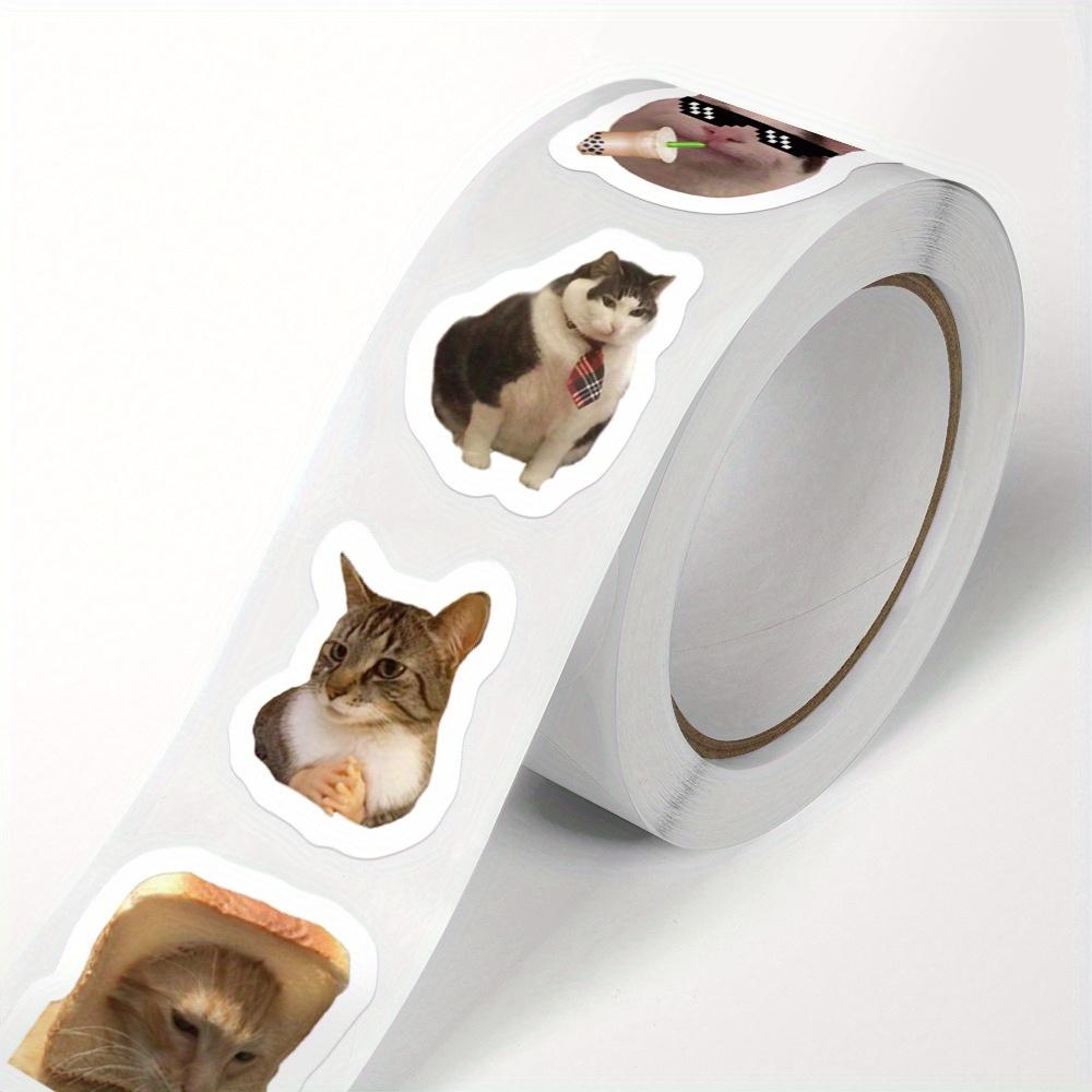 500pcs/roll Funny Cats Stickers DIY Graffiti Phone Laptop Notebook Suitcase Sticker