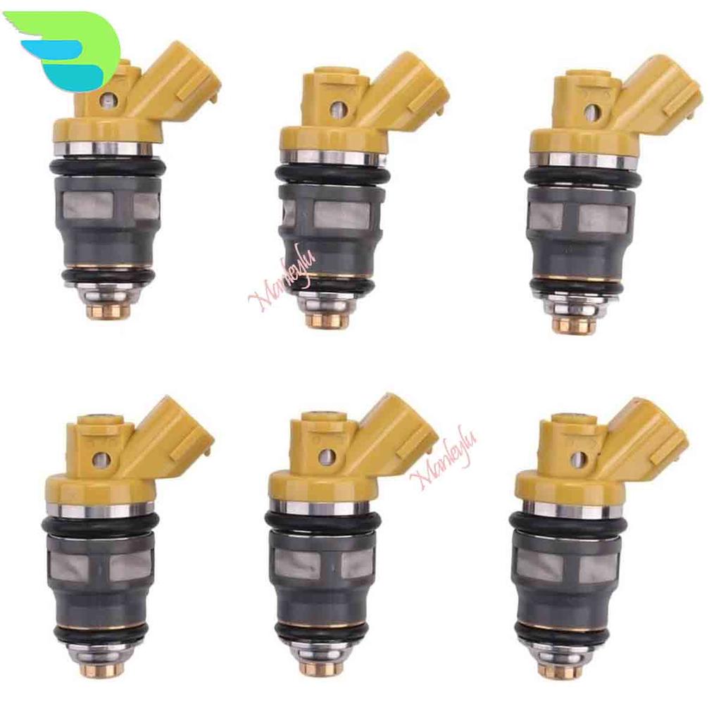 4/6PCS 1001-87091 100187091 Fuel Injector For Toyota Supra JZA70 1JZGTE 1JZ JZA80 2JZGTE 2JZ SIDE FEED Engine