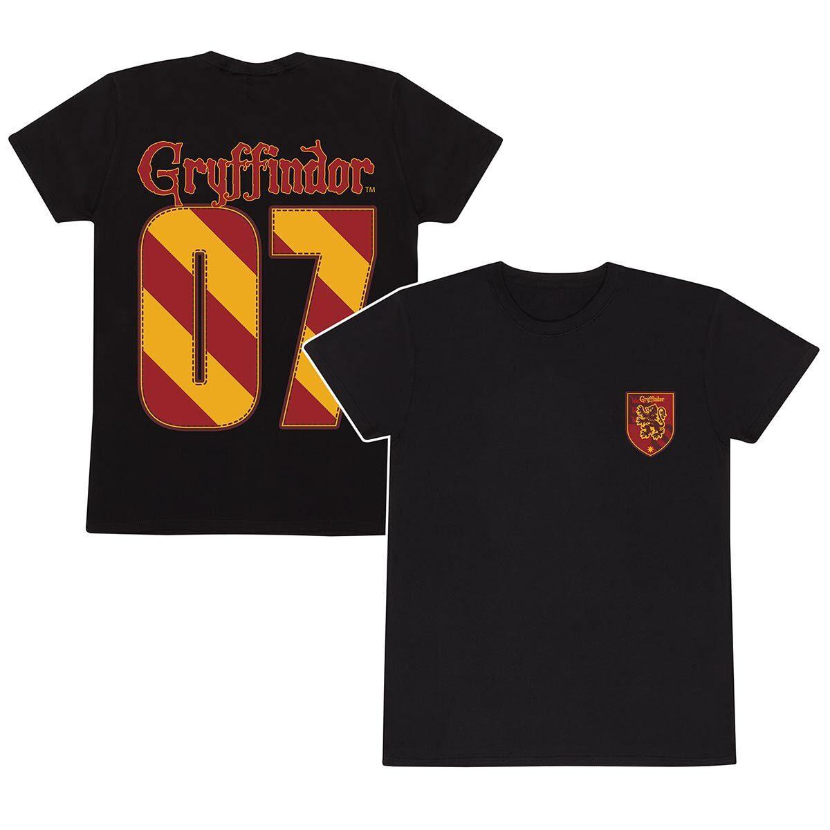 Harry Potter Quidditch Gryffindor Unisex Adults T-Shirt M