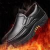 2024 Winter Shoes Mens Genuine Leather Oxfords Soft Cow Leather Mens Casual Shoes Flat Brand Male Footwear Black Brown D203