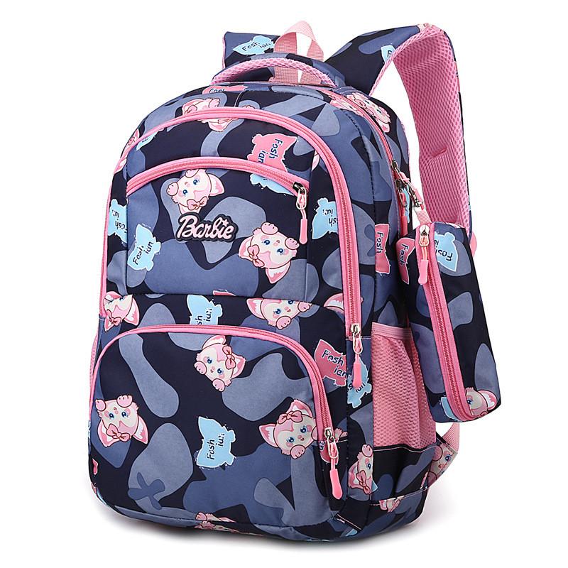 Patterned Child Linabell Backpack Student Schoolbag Large Capacity Breathable