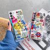 Custodia per telefono con illustrazione di città romantica retrò per Samsung Galaxy S22 Ultra S21 Plus S20 Fe S10 Note 20 A32 A52 A72 5g Cover in TPU