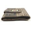 FENDI Zucca logo Zucchino Compact wallet Folded wallet Leather/PVC Brown/Beige