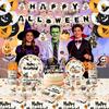 Ghost Theme Halloween Party Decor Kit For Spooky Celebration