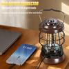 Super bright SMD portable light Rechargeable lantern Outdoor searchlight Portable camping light with warm light + white light