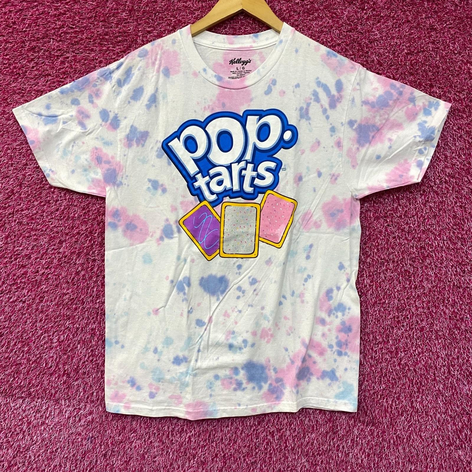 Kellogg s Pop Tarts Logo Tie Dye T-Shirt Large S