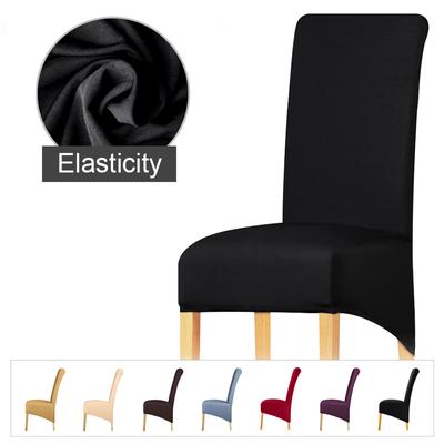 1/2/4/6 Pieces XL Size Stretch Chair Cover Long Back Chair Covers for Christmas Wedding Banquet Restaurant Hotel Dining Room