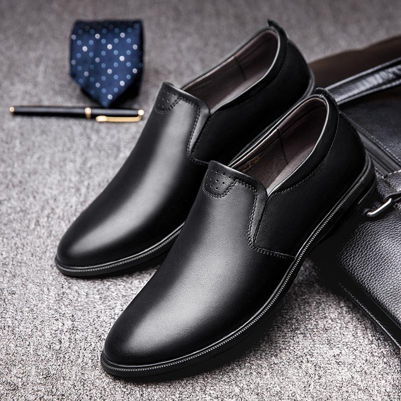 Man Moccasins Slip On Flats Male Casual Genuine Leather Shoes Mens Loafers Breathable Business Mocassin Luxury Dress Men Shoes