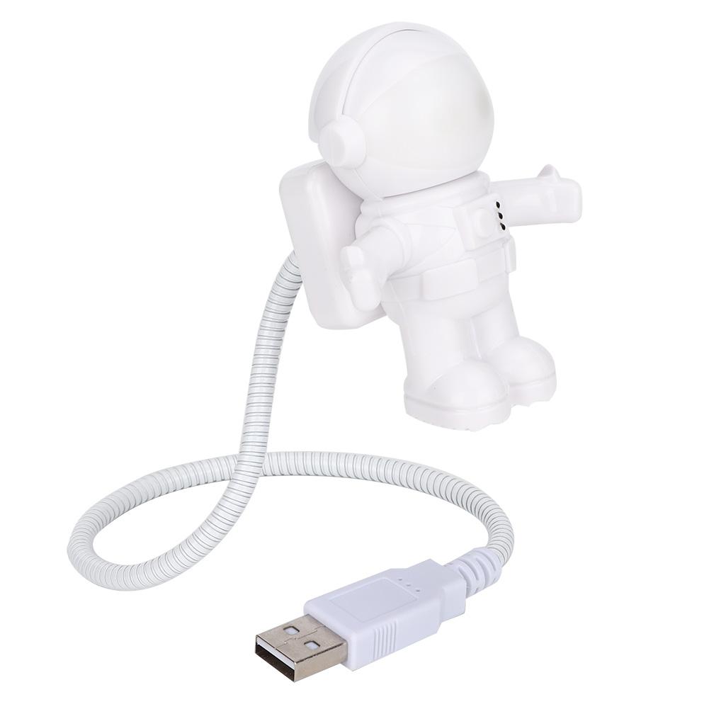 Energiesparendes Astronaut Raumfahrer Form Mini USB LED Nachtlicht Computer Laptop Notebook Lampe
