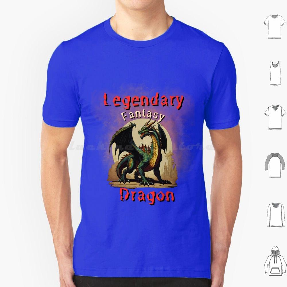 Funny Legendary Fantasy Dragon Cool Gift Mens Women T Shirt Cotton Men Women DIY Print Legendary Animals Mystic Dragon Mystic