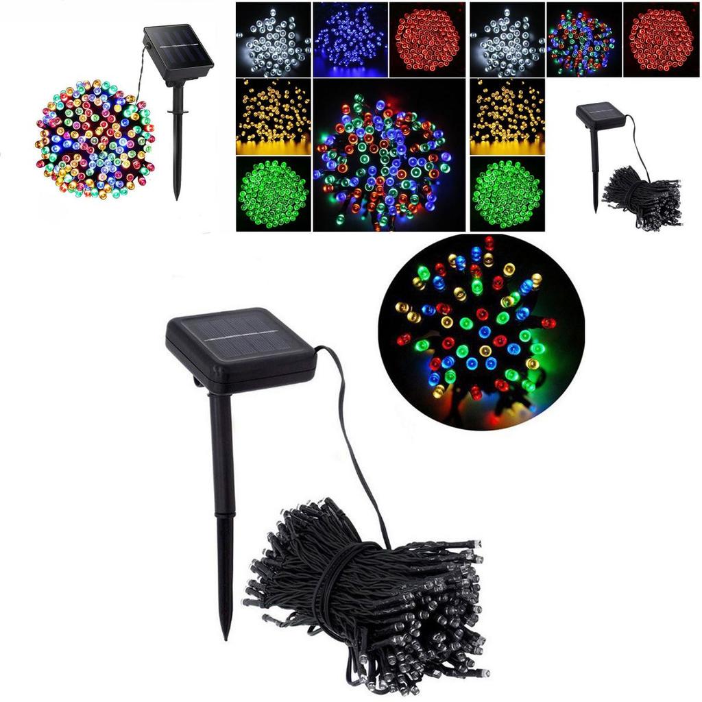 Radiant Solar Powered Led String Fairy Lights For Outdoor Christmas And Party Dcor