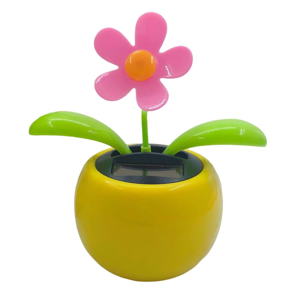 

Цветочная качающаяся игрушка, забавная мультяшная яркая автокачалка на солнечных батареях, танцующий цветок, анимированная игрушка, легкая автомобильная качающаяся игрушка