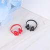 2Pcs 1/12 Headphone Doll House Decor Timeless Toys For Child Kids Present Dollhouse Miniatures Plastic Wireless Earphone