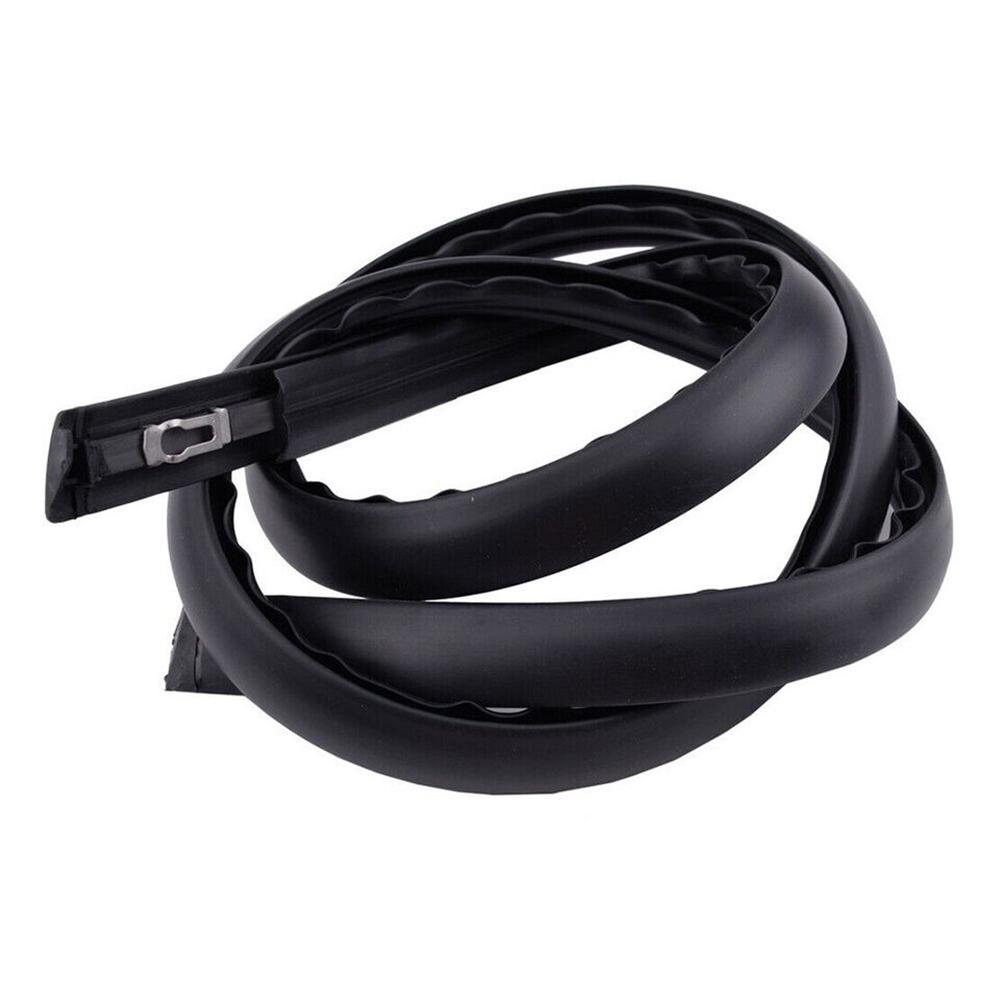 Pair New Black Roof Trim Molding Kit Fit For 2016-2021 Honda Civic Sedan 5-Door