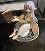 Desktop Adorable Frieren Beyond Journey's End Anime Model Toys PVC Reading Action Figure Model Collection Decor Frieren Action Doll