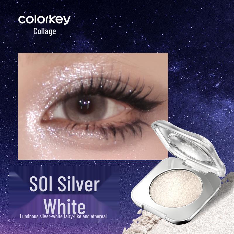 

Kelaqi 2025 Single Eyeshadow Palette: Cowboy Purple, Blue, and Earth Tones for Daily Light Makeup