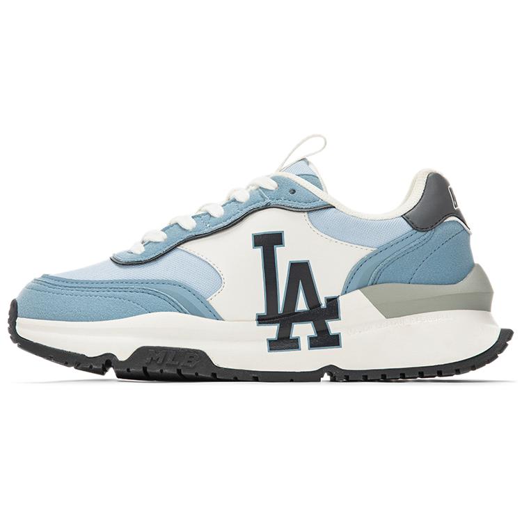 New MLB Chunky Runner Chunky Sneakers Unisex Low Top Sky Blue 3ASHCRS3N-07SBS