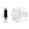 Din Mount Meter Tester AC80V-500V Three Phase Voltmeter Gauge A0KF