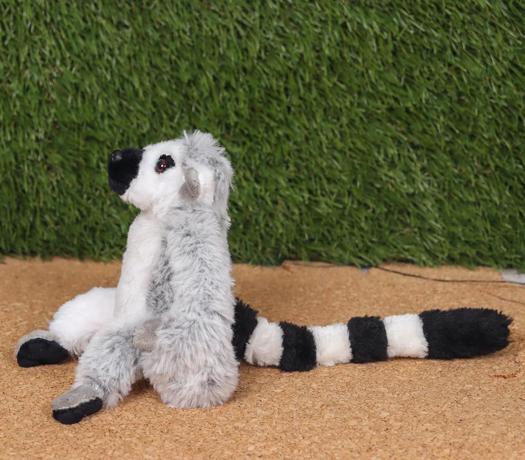 Takeoff Plush Toy Hanging Ring-tailed Lemur