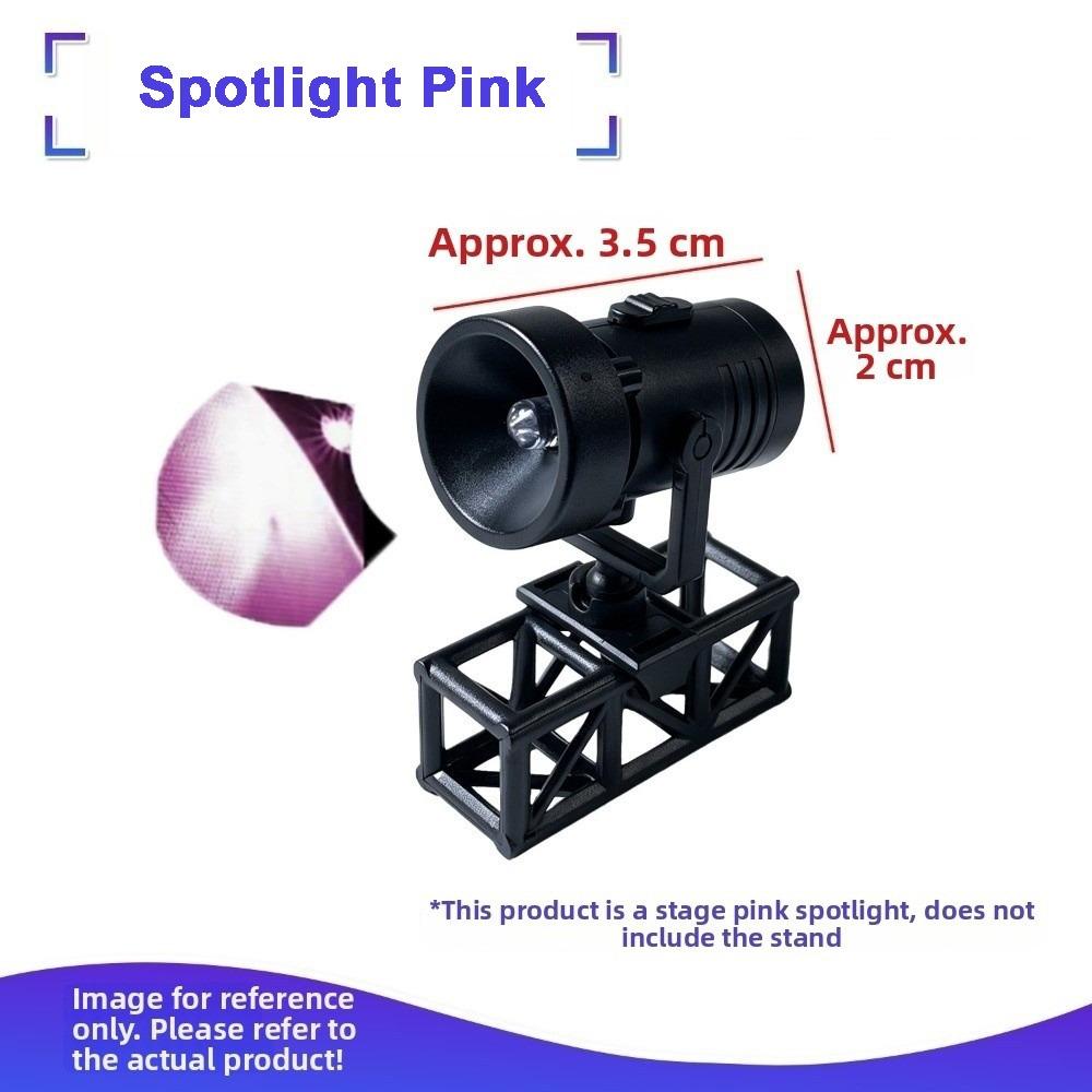 Black Framework Building Block Stage Colorful Spotlight Mini Stage Truss Miniature Stage Display