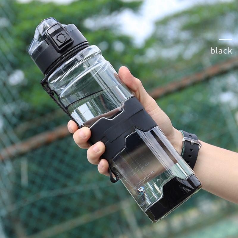 

Спортивная чашка большой емкости, уличная бутылка для воды, портативный портативный пластиковый чайник для путешествий, 1 л, космическая чашка 700ml