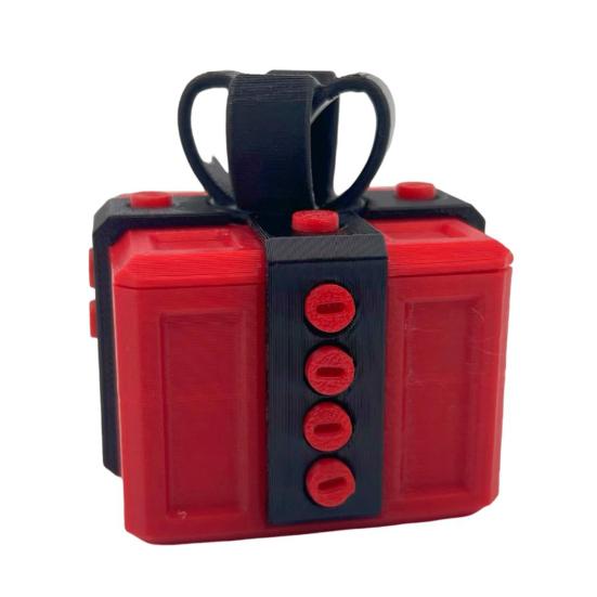 

Напечатанная на 3D раздражающая подарочная коробка с винтами Красочная квадратная головоломка Подарочная коробка Прикольный кейс Украшение для дома, офиса, книжной полки, рабочего стола 8 cm