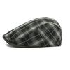 Plaid Hat Women's Beret Men's British Retro Progressive Cap Peaked Cap