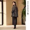 ELLASSAY Elegant Simple Mid-length Woolen Coat