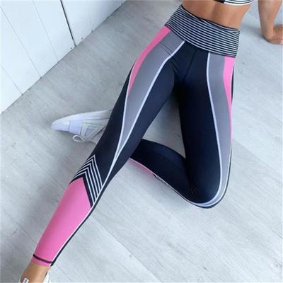Women High Waist Fitness Leggings Women Workout Push Up Solid Bodybuilding Jeggings Pants
