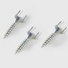50PCS Double Headed Steel Galvanized Nail Sturdy Invisible Headless Nail with Accessories Sheep Horn Nail Decoration Work
