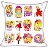 45x45cm Candy Candy Polyester Cushion Cover Children's Room Decoration Pillow Case Living Room Chair Sofa Home Decoration 1007