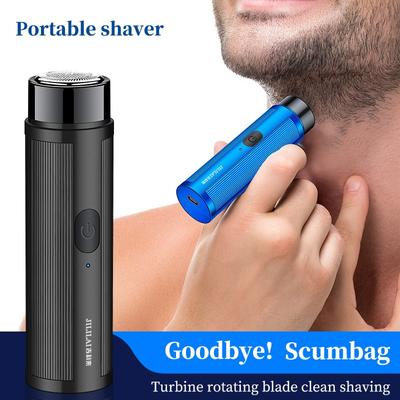 Mini rasoio elettrico da uomo Rasoio automatico Trimmer Barba portatile Coltello Rasoio ricaricabile Rasoio da viaggio per auto Mini rasoio