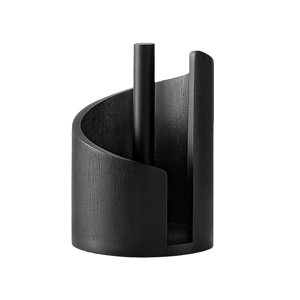 Wooden Kitchen Paper Towel Holder Freestanding Countertop Napkin Roll Organizer for Dining Room Decorative Tissue Storage Rack