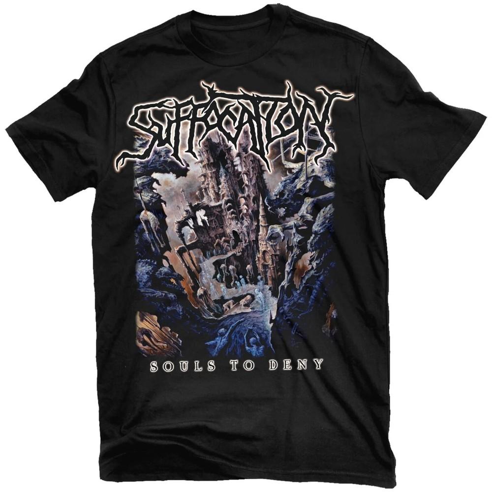 SUFFOCATION cd cvr SOULS TO DENY Official SHIRT LRG New effigy pierced spawn Unisex T-Shirt XXL