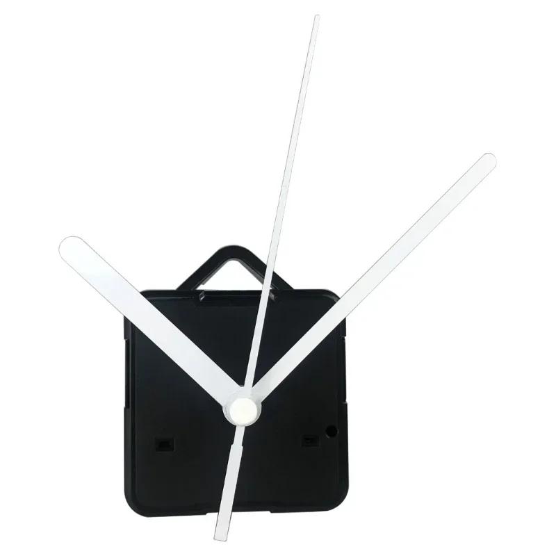 Non-Ticking Wall Clock Movement Mechanism DIY Repairs Part Long-Shaft Quartz Clock Movement Replacement Part Clock Accessories белый