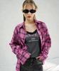 AVANDRESS Legacy Overfit Check Shirt Pink