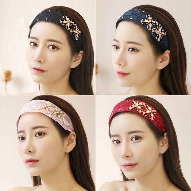 Versatile Korean Women's Temperament Hair Tie and Headband for Style and Gray Coverage