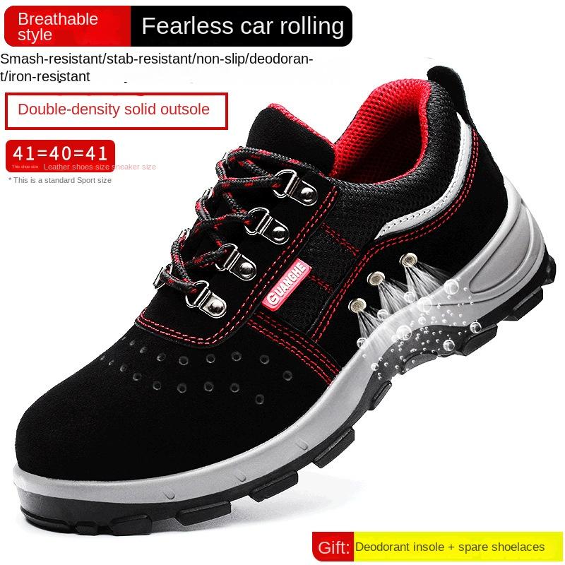 Labor Insurance Shoes, Construction Site Workshop, Anti-smashing, Anti-piercing, Wear-resistant Safety Shoes