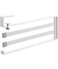 Yamazaki Industries Dishcloth 2442 Under-Cabinet Hanger, Plate, White,